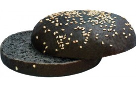 Hamburgerová žemľa Čierna 125mm, KUKTA