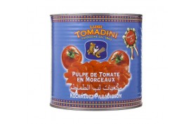 Lúpané paradajky kocky Tomadini, 2500g