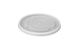 Plastové viečko biele pre termomisky okrúhle 350ml (100ks)