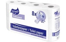 Toaletný papier 3 vrstvový Harmony Professional, 8ks/bal ( návin 29m/kotúč )